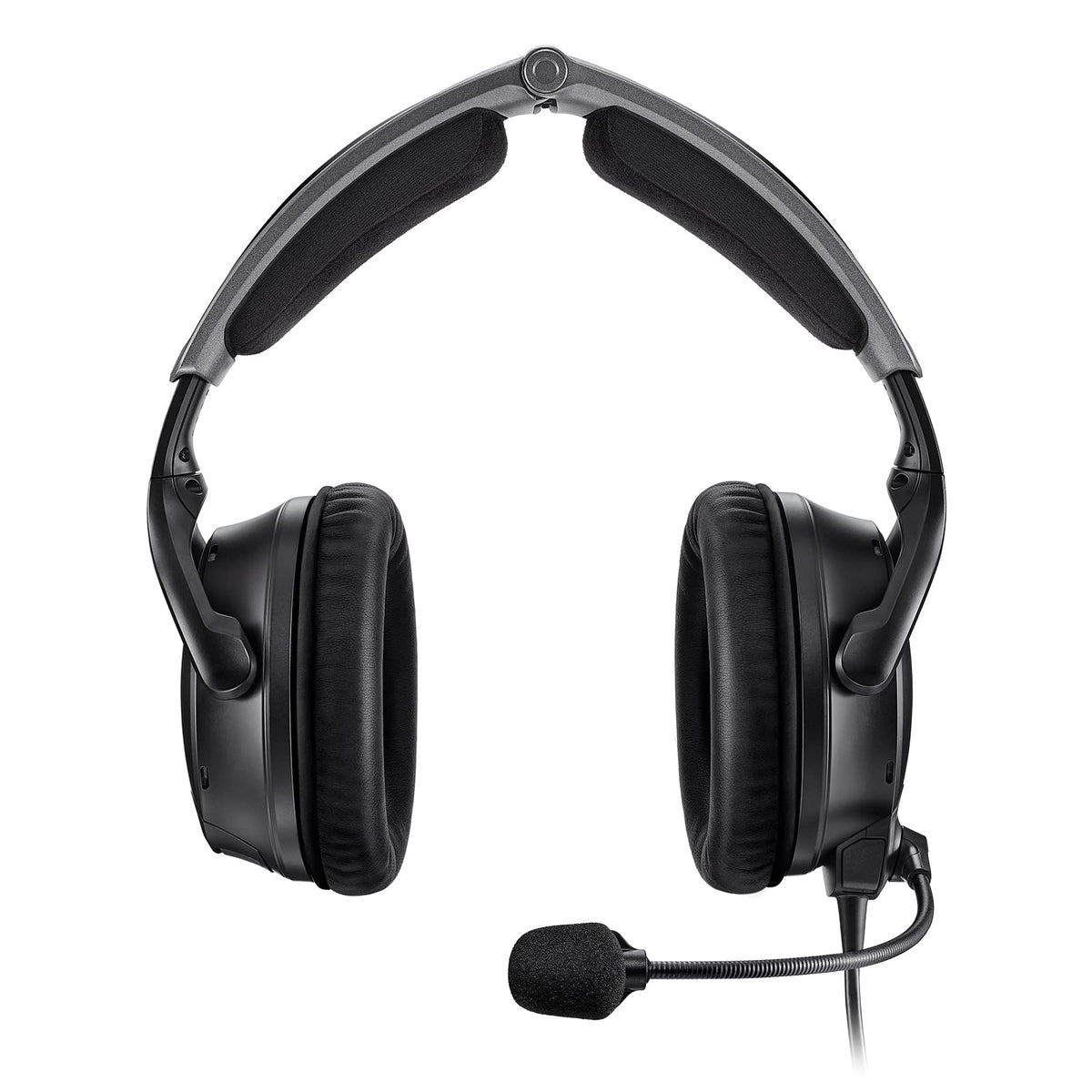 Bose A30 Bluetooth Aviation Headset - Lightweight Comfortable Design, Adjustable ANR and Noise Cancelling Microphone, [Dual Plug] – Black