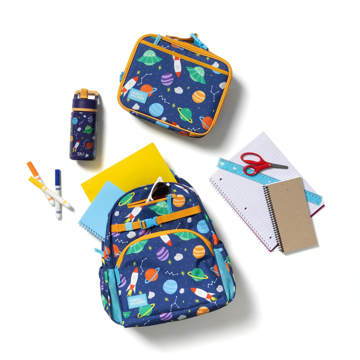 Simple Modern Medium Bluey Toddler Backpack for School Girls and Boys | Kindergarten Elementary Kids Backpack | Fletcher Collection | Kids - 15" tall | Bluey Checkmate