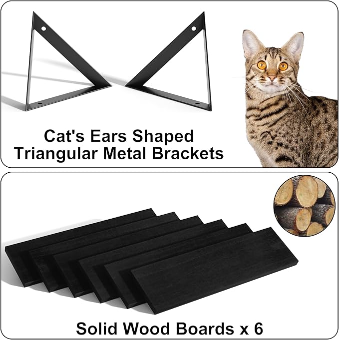 SRIWATANA Floating Shelves for Wall Decor, Wood Wall Shelves for Bathroom