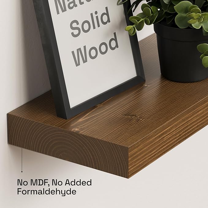 BAOBAB WORKSHOP Wood Floating Shelves