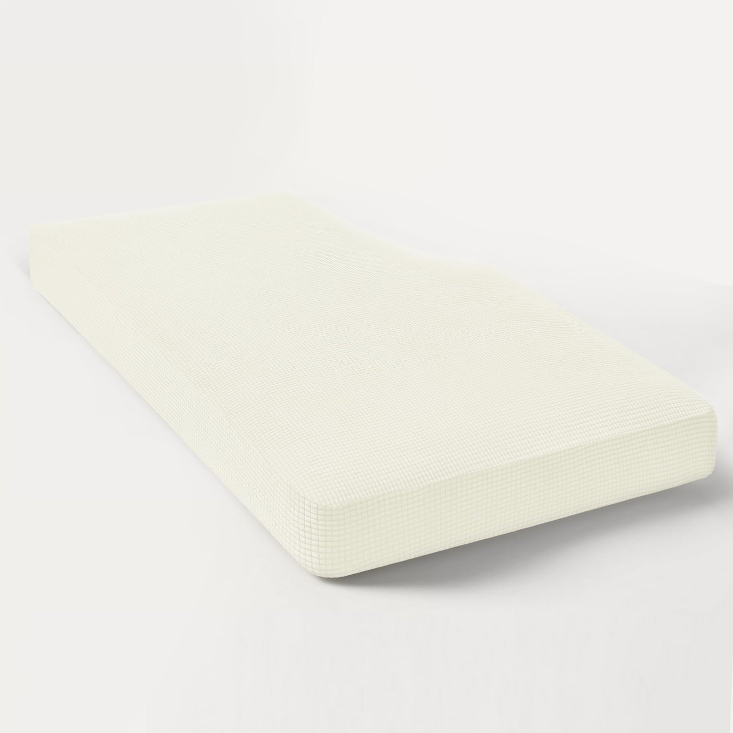 Hokway Stretch Chaise Cover Individual Couch Cushion Slipcovers Reversible Cushion Protector Slipcovers Sofa Cushion Protector Covers (Chaise Cover, Creamwhite)