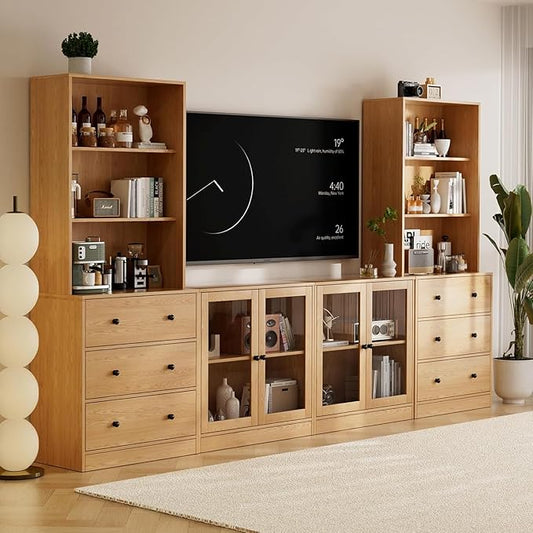 TUSY 71" Large TV Stand Set