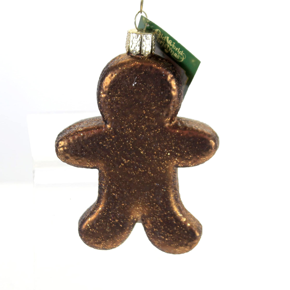 Old World Christmas Gingerman Glass Blown Ornament for Christmas Tree, Handcrafted Holiday Decoration, Gingerbread Collection