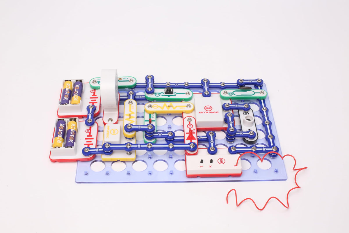 School & Family STEM Educational Toy Gift for Boys & Girls, Over 999 Projects, Physics Science Experiment Circuit Kit for Kids Ages 8+, Electronics Exploration Kit (Mixed Color, 999)