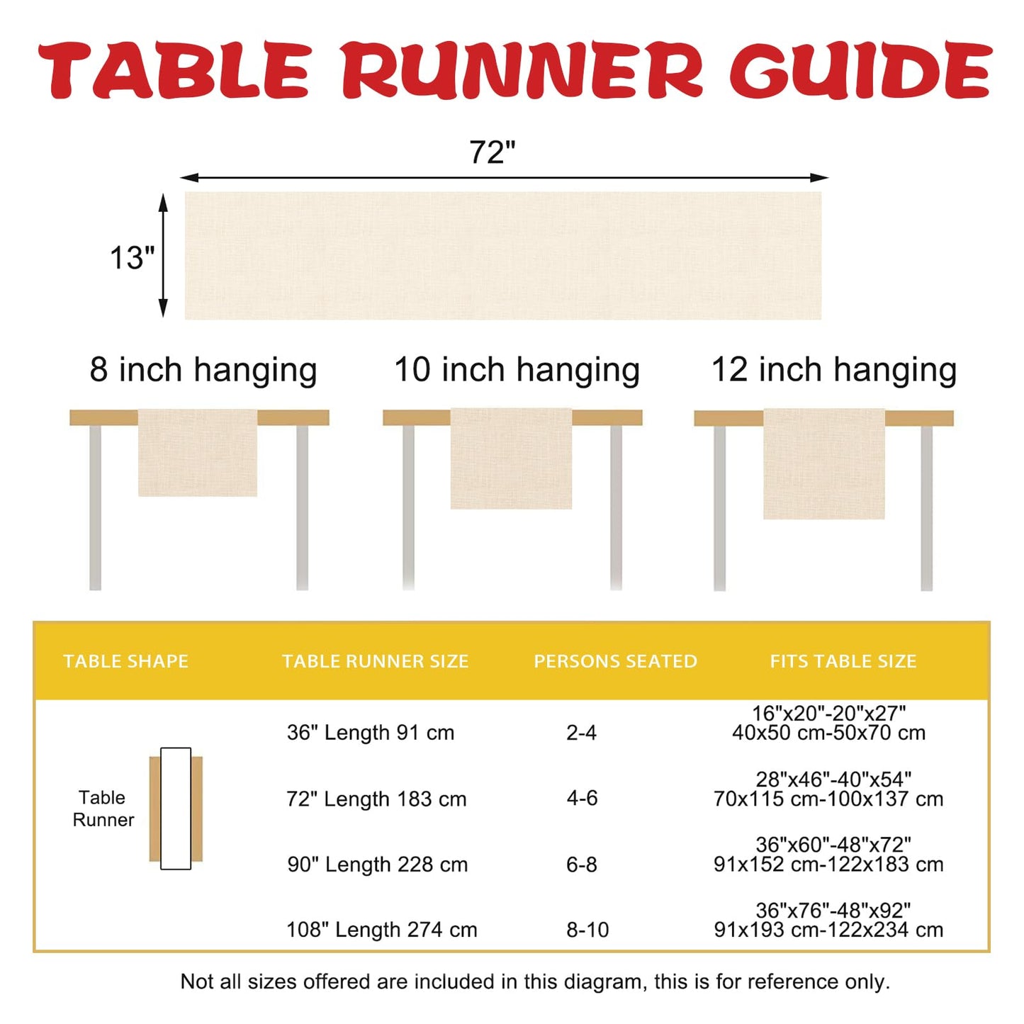 Croar Back to School Classroom Dining Table Runner, First Day of School Book Apple Clock Kindergarten Burlap Kitchen Decoration, Pencil Ruler Indoor Outdoor Home Party Decor Teacher Supply 13''x72''