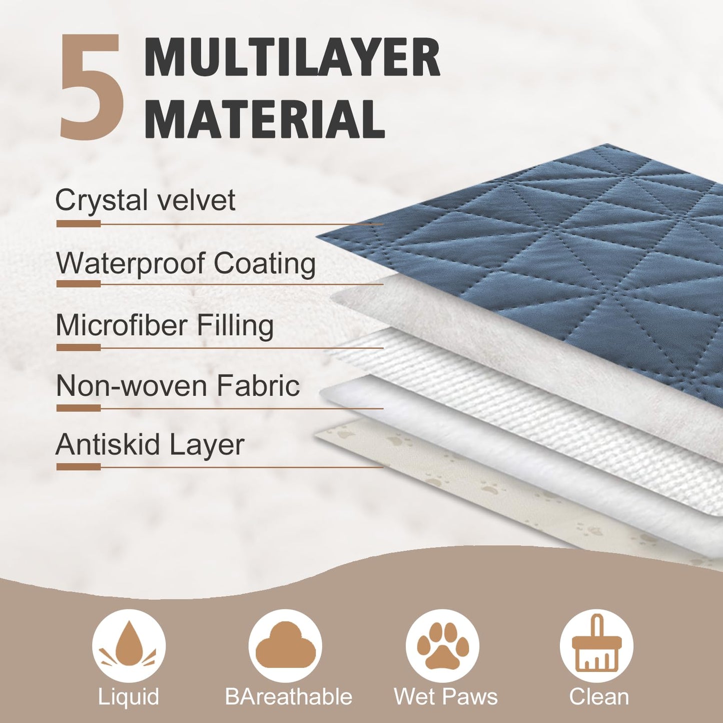 Ameritex Sofa Cover Waterproof for Seats Couch Cover for Dogs Pet Couch Cover Velvet for Chair Loveseat Sofa Machine Washable