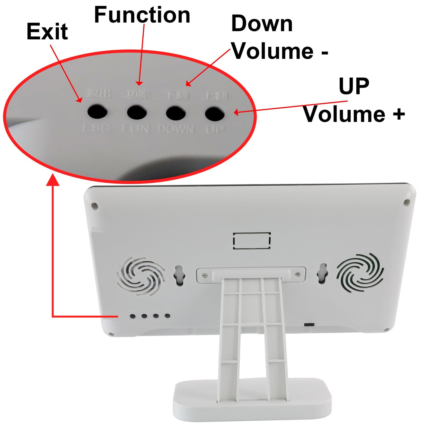 LOUKIENE Wireless Quiz Answer Game Buzzer System Gameplay 262ft for Game Show Family Game Nights Debate Contests in Companies Offices School Contest Classroom Trivia Nights (4 Buttons Set)