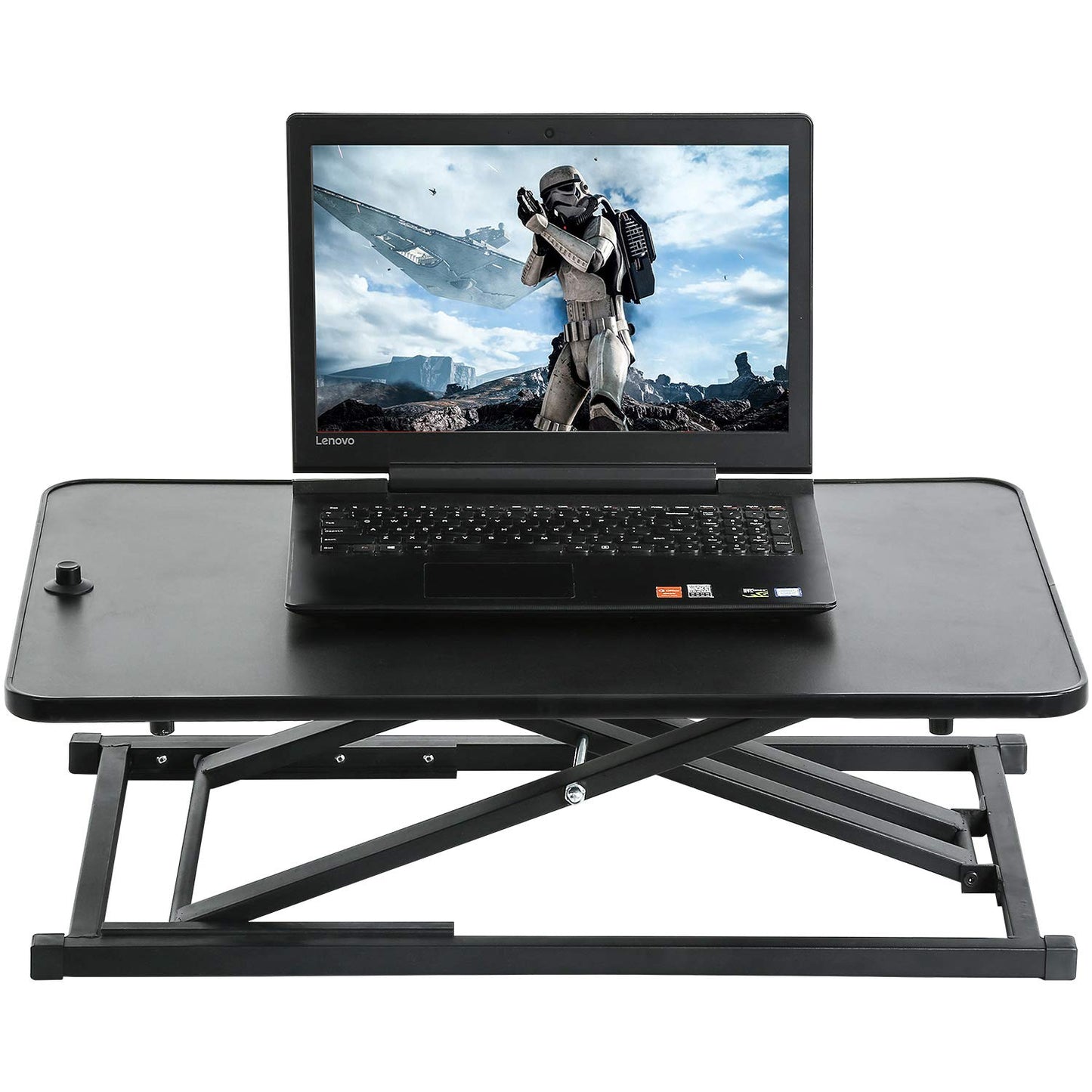Standing Desk Height Adjustable 29 inch Computer Workstation Stand Up Desks Sit Stand Converter Desktop Riser Table for Laptop & Computer Monitors