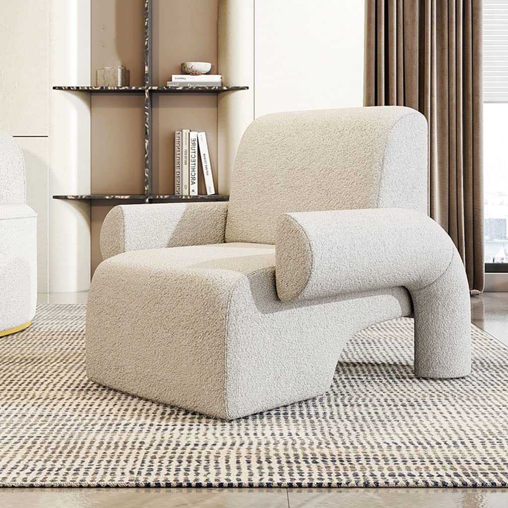 Sofas and Layers Mid-Century Modern Sofa Chair Hotel Reception Sofa Chair, Living Room Single Sofa Chair with Arms Indoor Lounge Chair for Living Room Corner Chair Bedroom Living Room Office (Colour