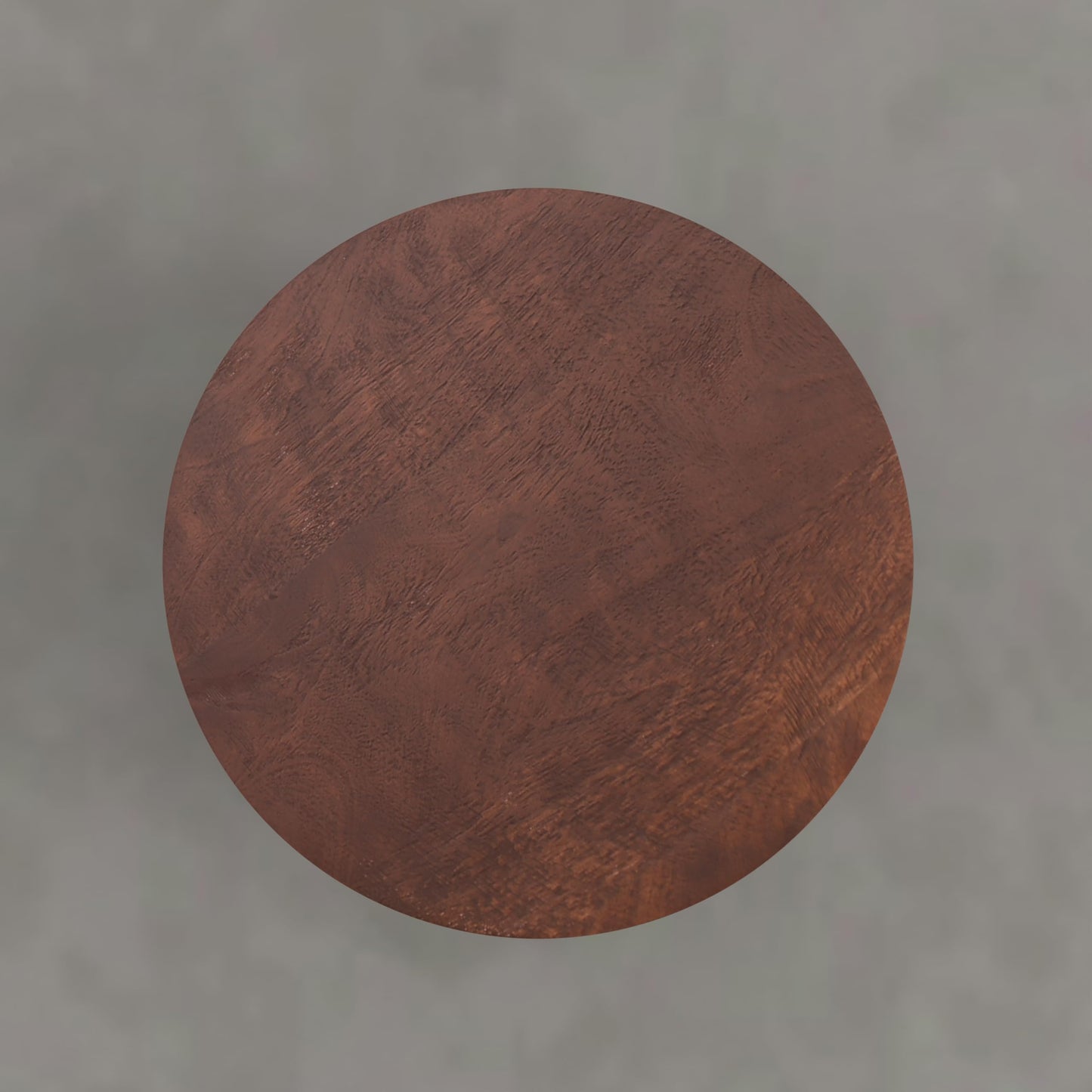 SIMPLIHOME Boyd End Table - 13 inch Wide Solid Mango Wood Round Accent Table in Warm Auburn Brown, Handcrafted Contemporary Nightstand or Lamp Stand for Living Room or Office, Assembled