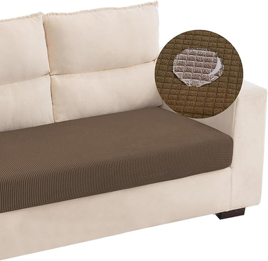 Water Repellent Couch Cushion Cover Loveseat Cover, Stretch Sectional Sofa Seat