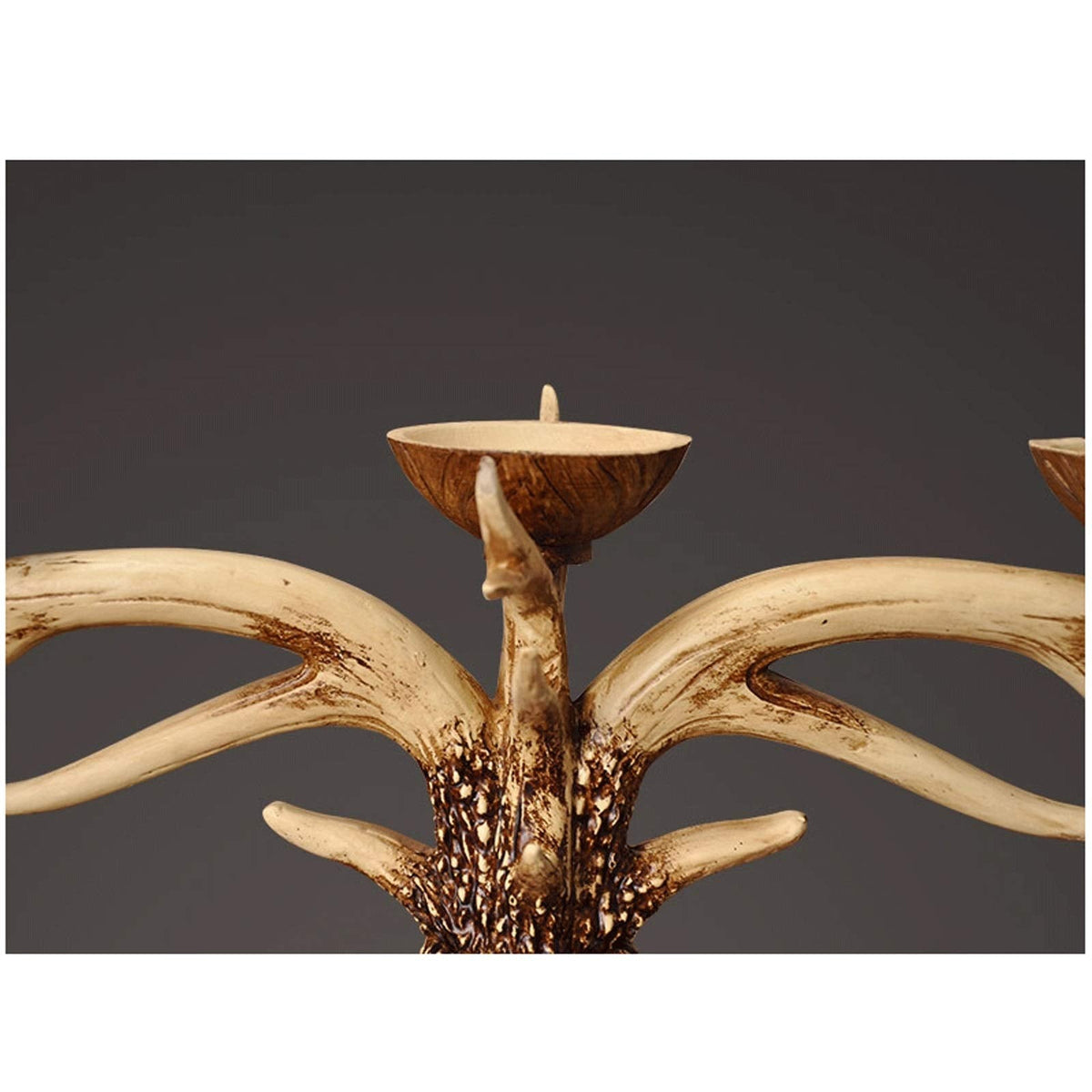 XILIN-1987 Candle Holderss European Style Resin Candle Holders A Candlestick That Can Display 3 Pillar Candles for Fireplace, Living or Dining Room Table, Gifts for Wedding Decorative Candlestick