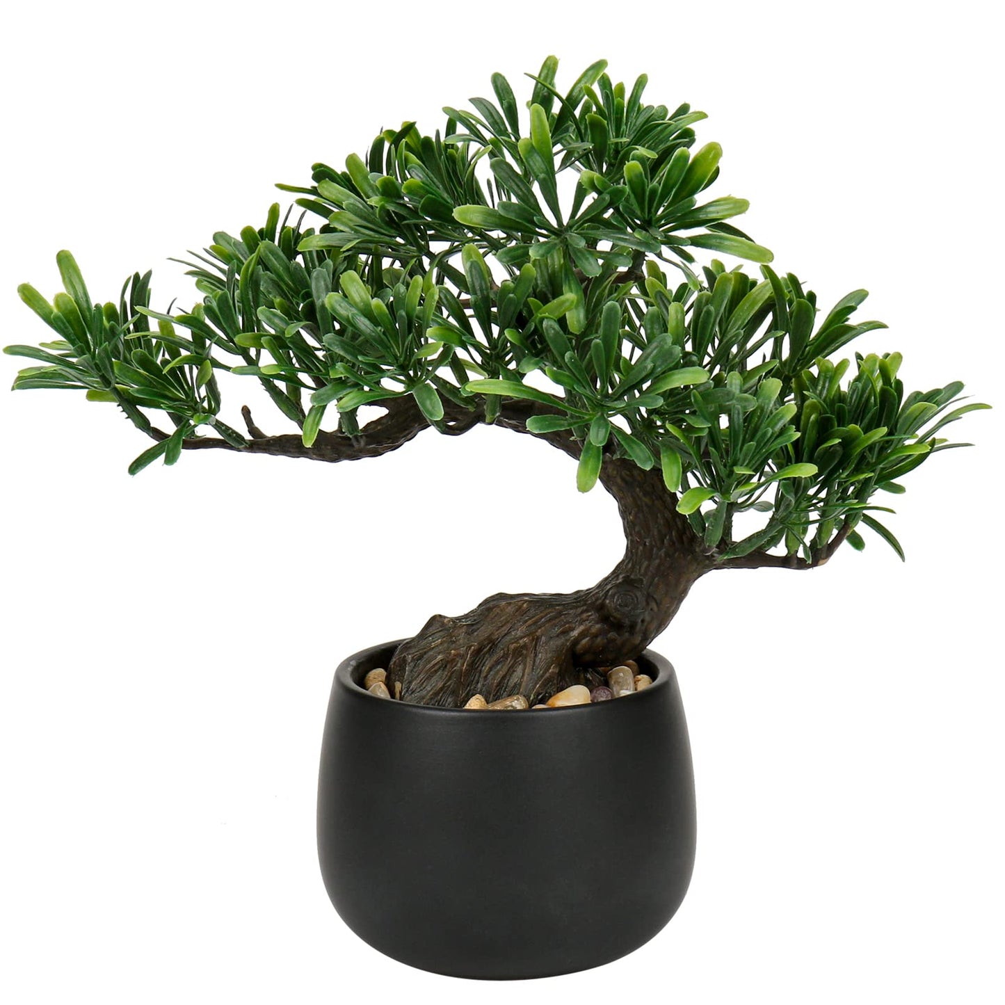 Artificial Bonsai Tree Juniper Faux Plants Indoor Fake Plants Decor with Ceramic Pots for Home Table Office Desk Bathroom Shelf Bedroom Living Room Farmhouse Decorations