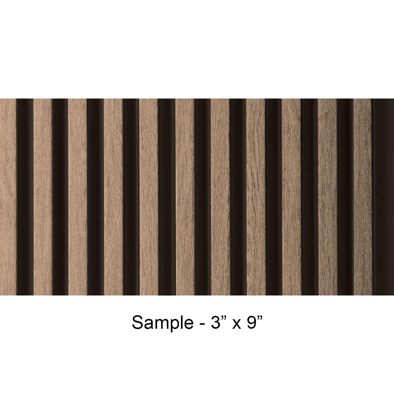 From Plain To Beautiful In Hours MG-1010-SAM-2p Medium Wood Slat Walls, Ash, 3 in x 9 in Sample (Pack of 2)