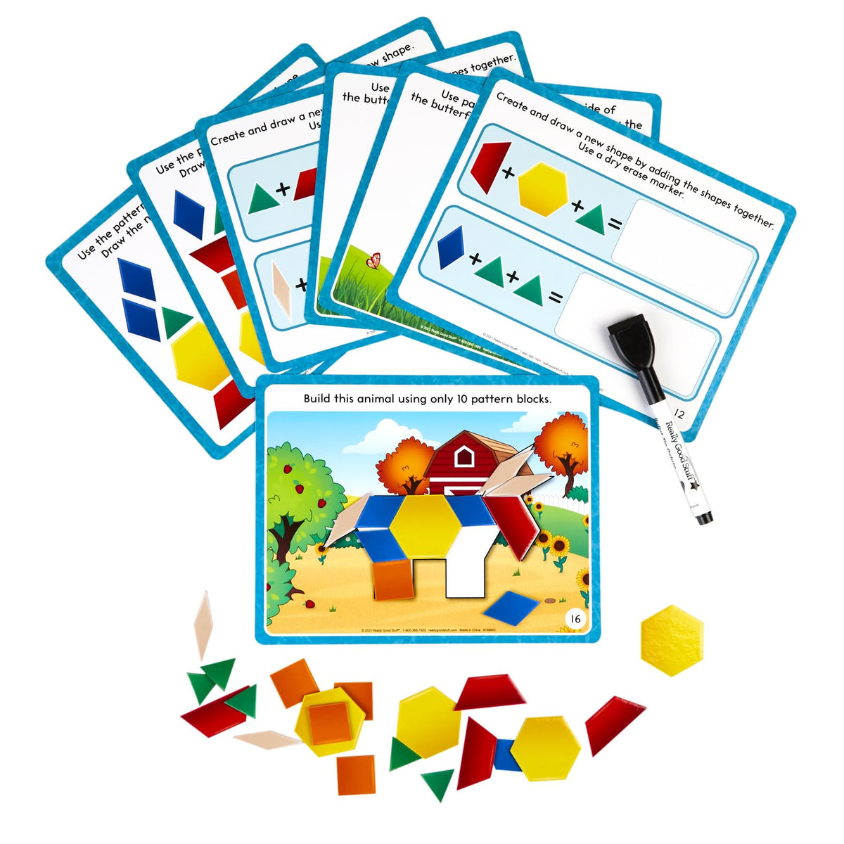 Really Good Stuff Family Engagement Math – Practice, Solve & Play Pack - First Grade