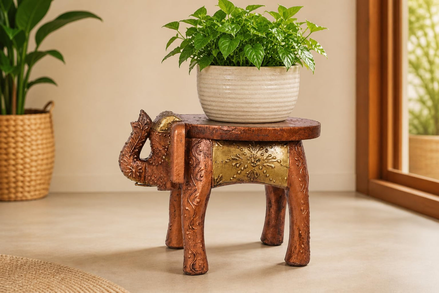 More Buying Choices for JGARTS Wooden Wood Elephant Stool Handicraft Gift Foot Stool Step Stool 7.5" Souvenir