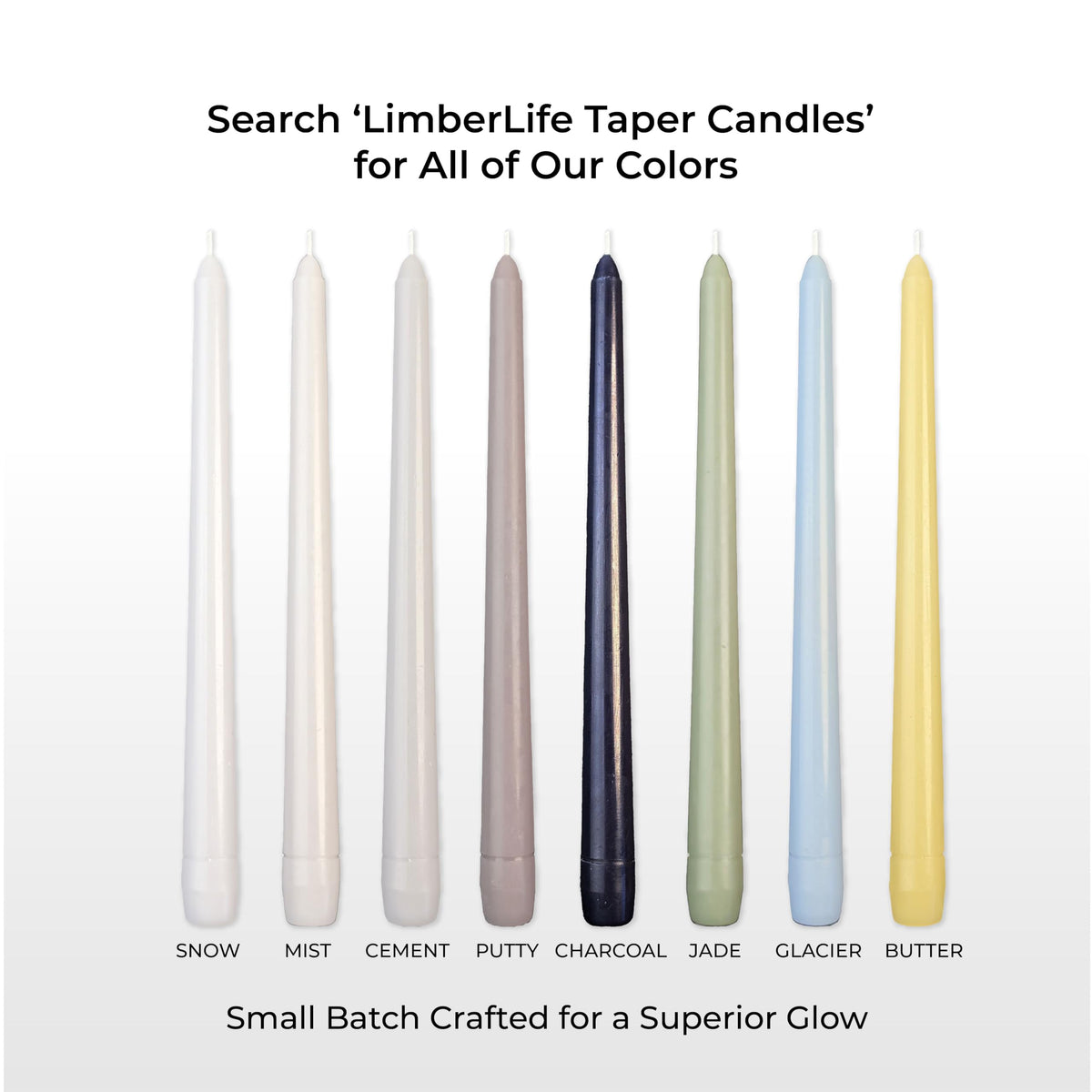Cement Gray Candles 10 Inch, 12 Pack - Unscented Dripless Dinner Candles, 7 Hour Burn Time, Premium Solid Wax Candlesticks for Weddings, Parties, Events & Home Decor