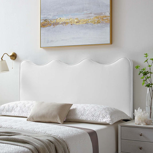 Modway Athena Performance Velvet King/California King Headboard in White