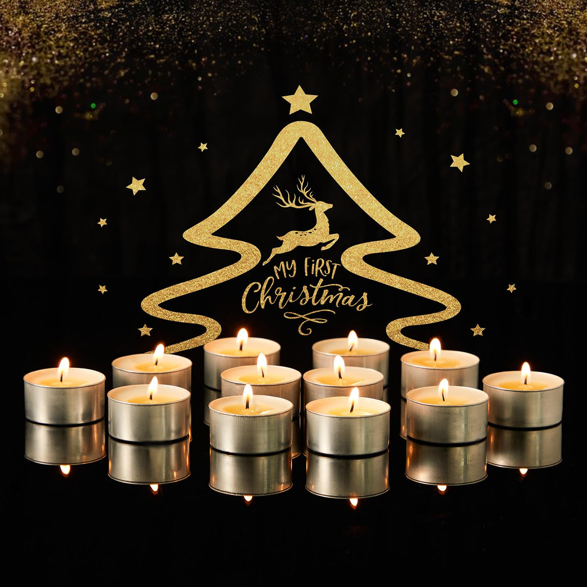Unscented Tea Lights Candles 100 Pack,6 Hours Long Burning White Tea Candles Bulk,Non-Paraffin, Clean Burn, Smokeless, Palm Tealight Candles for Wedding,Centerpiece,Christmas Lights,Home Decor