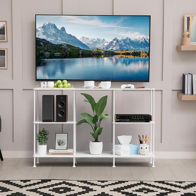 ETELI TV Stand for 50 Inch TV Tall Entertainment Center
