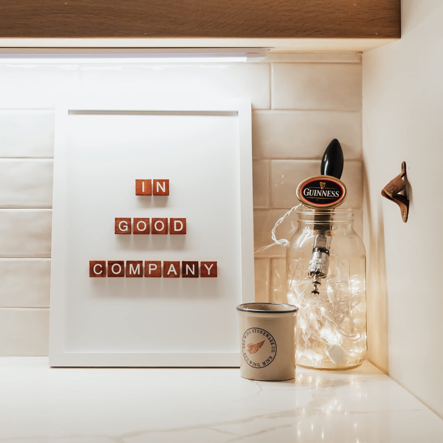 Stiles 16"x12" Magnetic Letter Board Sign - Changeable Magnet Message Board for Menu Boards, Milestones, Home Decor, Office & Baby Announcements - No Letters Included, Grey