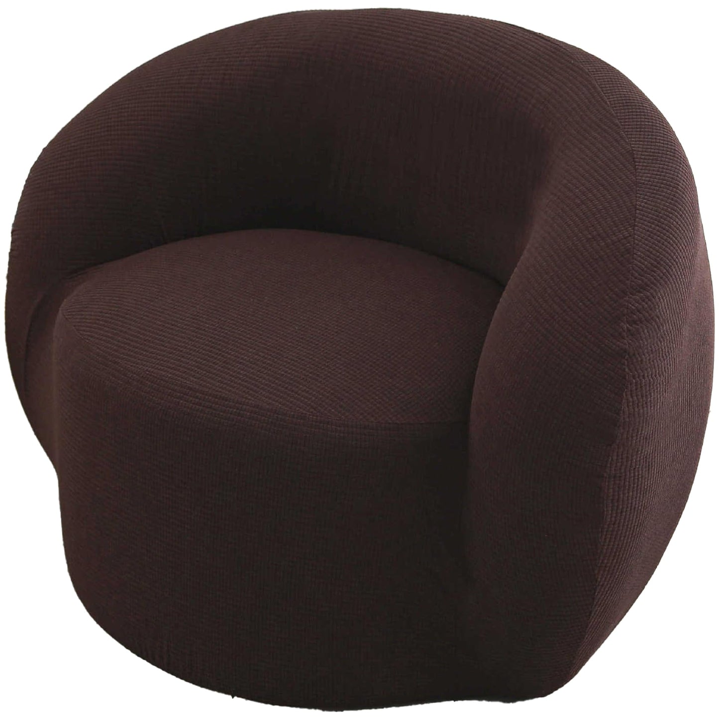 STARINGIRL Stretch Swivel Barrel Chair Sofa Cover Slipcovers Mid Century Modern Accent Chair Modern Curved Cover for Home Hotel Office Cafe Furniture Protector