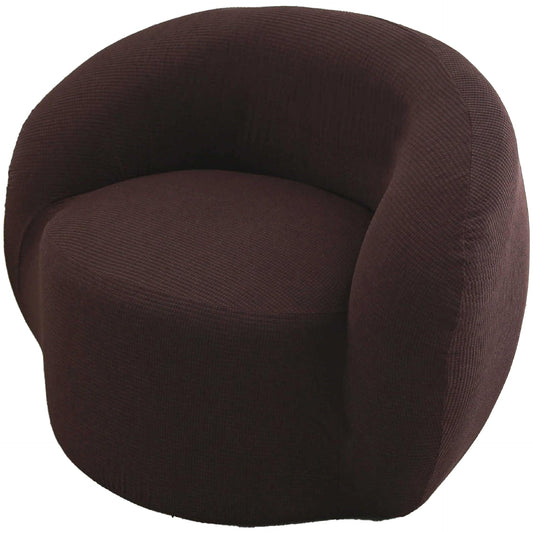 STARINGIRL Stretch Swivel Barrel Chair Sofa Cover Slipcovers Mid Century Modern Accent Chair Modern Curved Cover for Home Hotel Office Cafe Furniture Protector