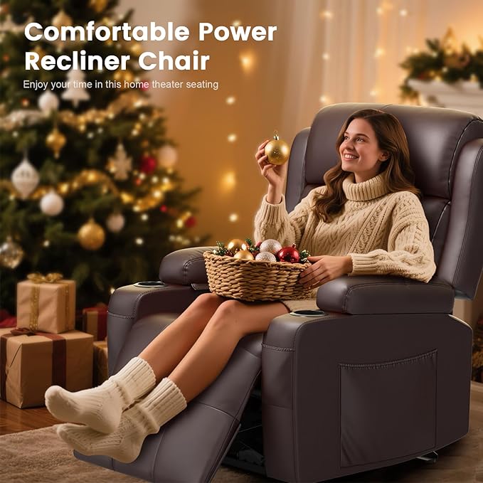 Recliner Sofa Set, Home Theater Seating Wall Hugger Recliners