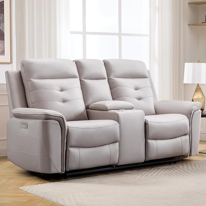 ANJ Power Reclining Loveseat Sofa