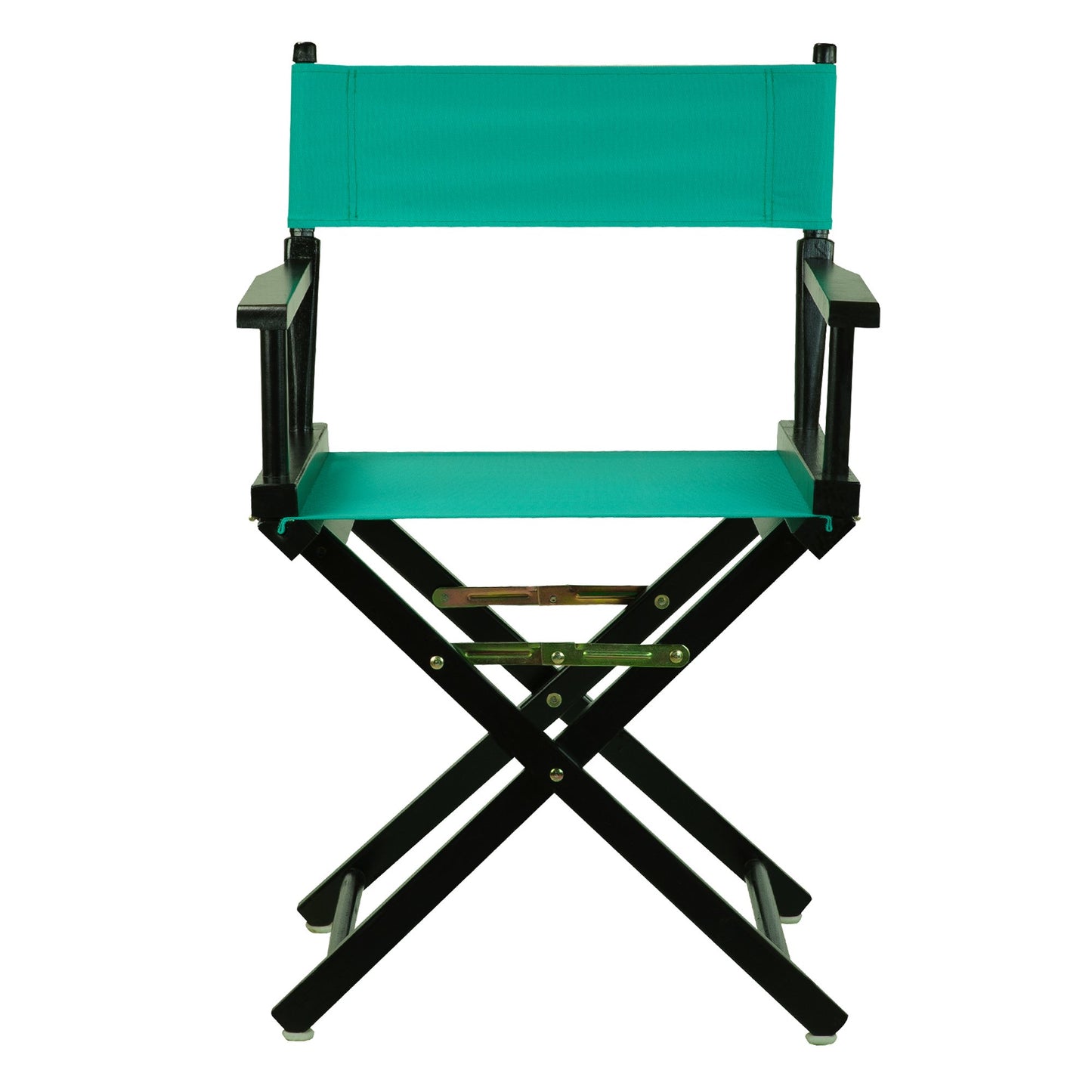 Casual Home 18" Director's Chair Black Frame with Teal Canvas
