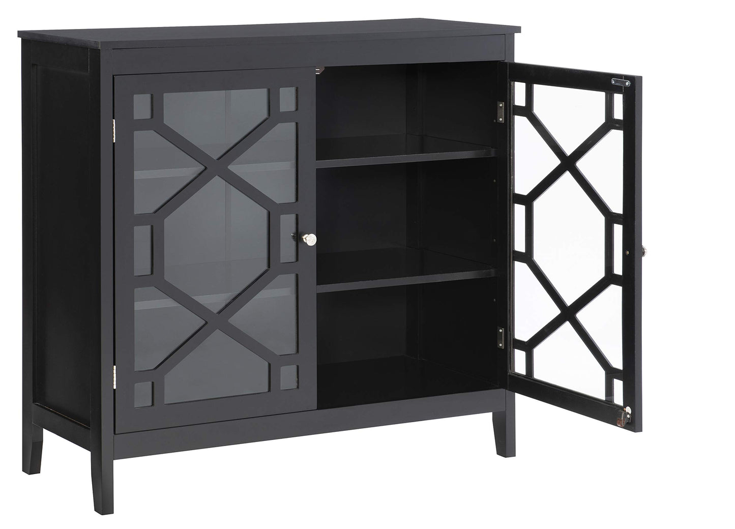 Linon Cabinet, Black