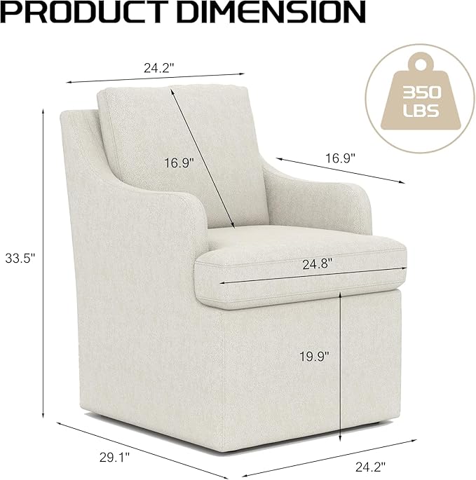 VKNOW Upholstered Dining Chairs, Modern Kitchen Chairs Dinner Chairs