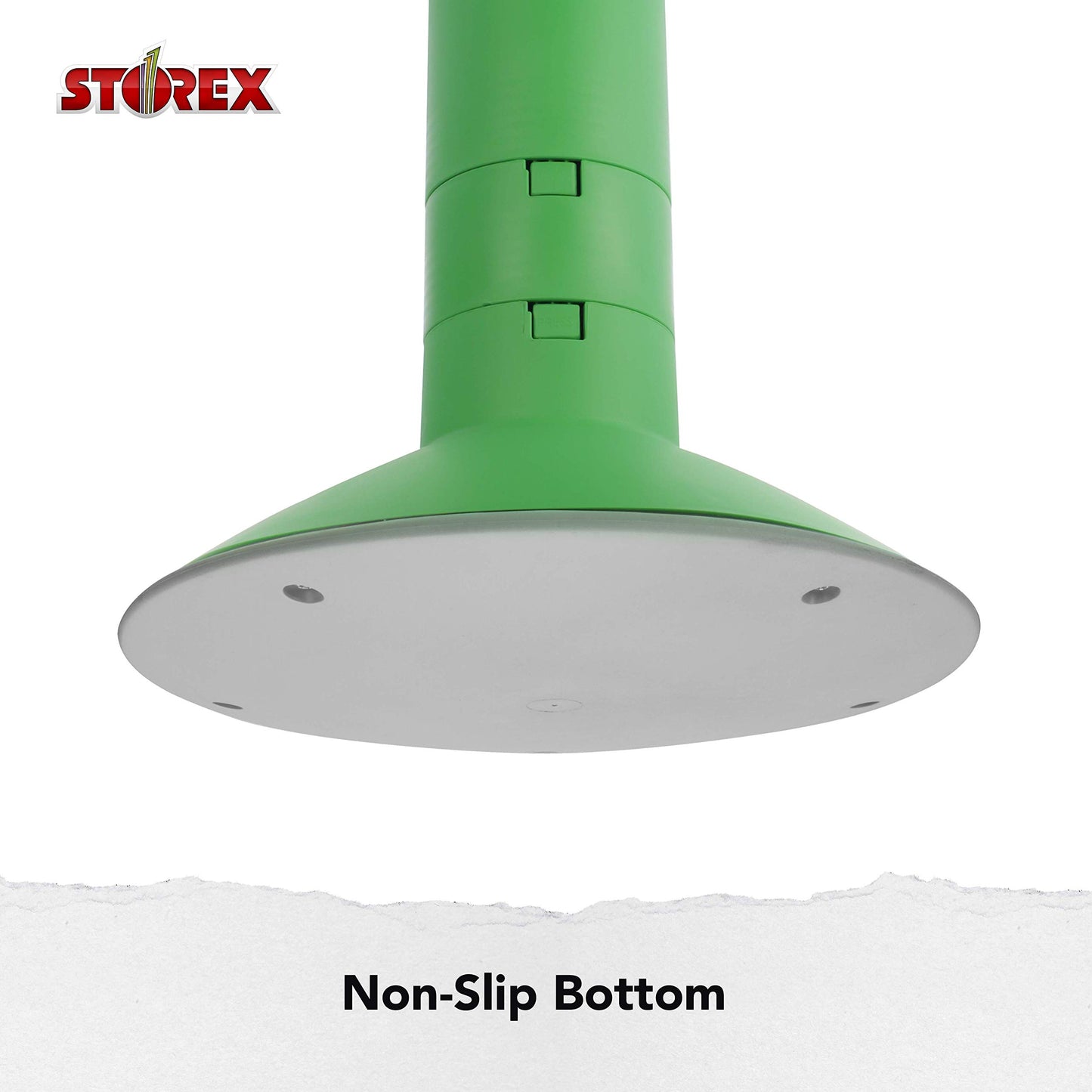 Storex Wiggle Stool – Active Flexible Seating for Classroom and Home Study, Adjustable 12-18 Inch Height, Green (00304U01C)