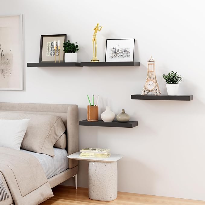 Bellsal Floating Shelves for Wall, Living Room, Bathroom Storage, Book Shelf