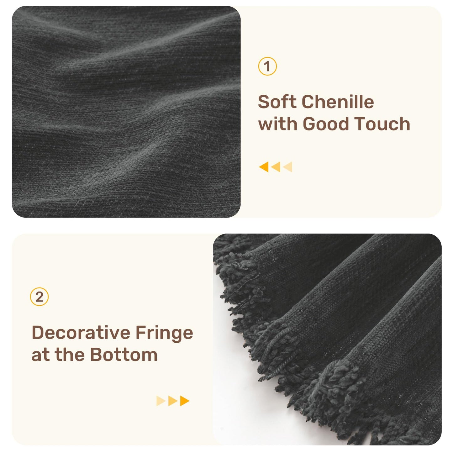 Houmiggle Sectional Couch Covers, 2 Pieces Washable L Shaped Couch Covers Sofa Blanket for Dogs Pet Friendly Sectional Sofa Slipcovers Furniture Covers,71"x 110"+ 71"x 118",(X-Large,Charcoal Gray)