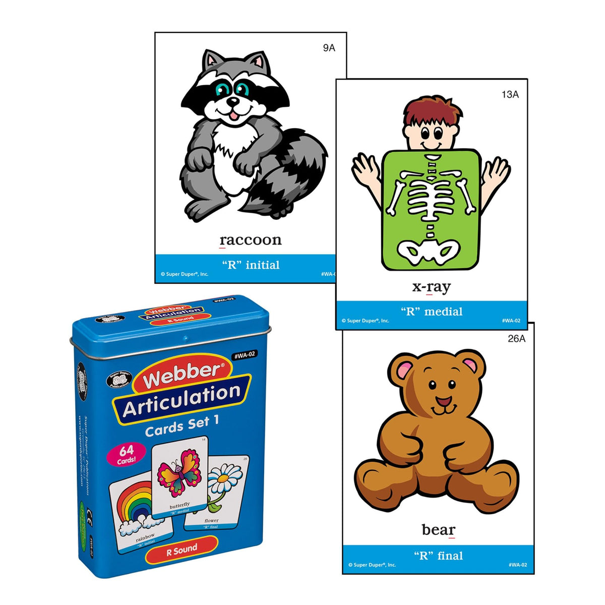 Super Duper Publications | Set of 7 Webber® Articulation Card Decks (Bundle Set 1) | Educational Learning Resource for Children | Flashcards for Speech Therapy