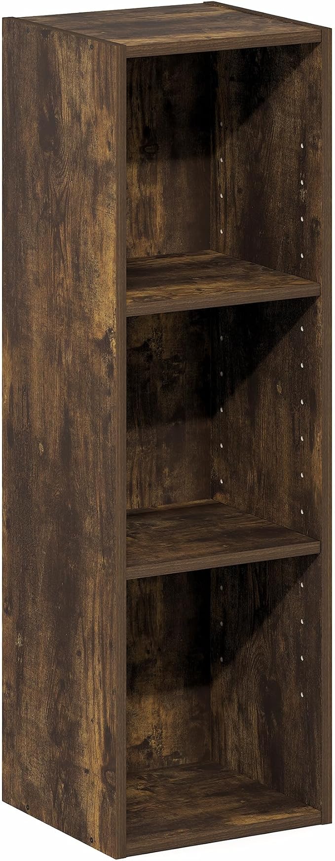 Furinno Fulda Book Shelf, 3-Tier Narrow Bookshelf, Bookcase
