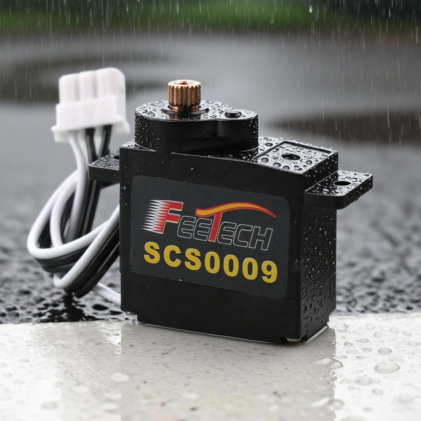 RCmall SCS0009 Serial Bus Servo Kit SCS0009 2.3KG Micro Servo Metal Gear w/300° Encoder TTL/RS485 for Robot Arm, RC Helicopter, Arduino, STEAM (10 Servos)