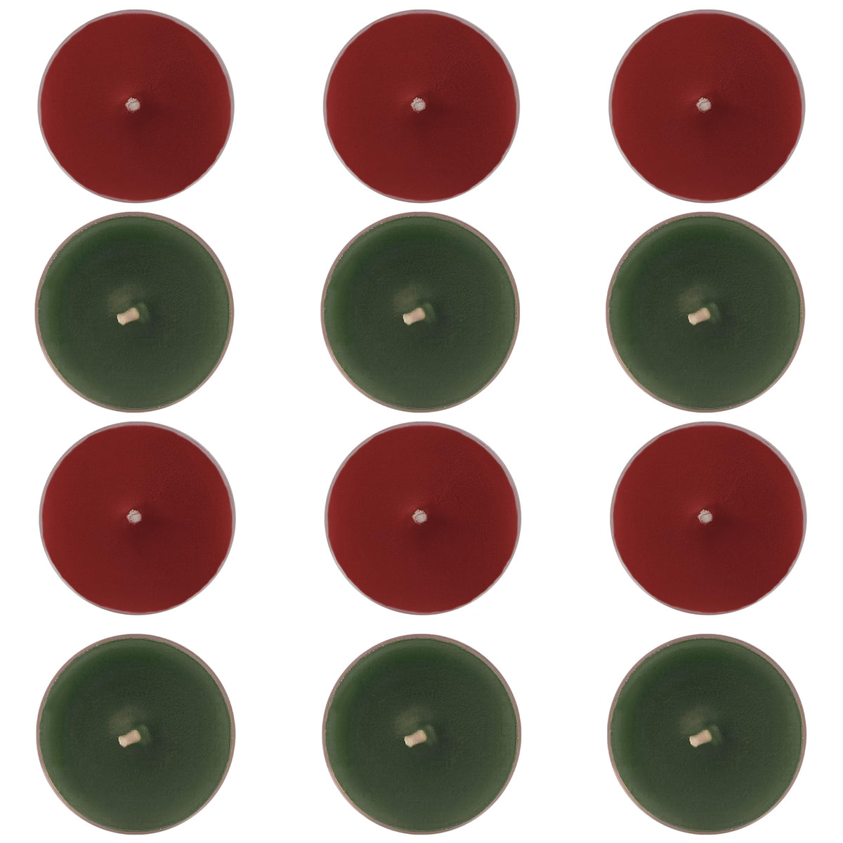 Christmas Red Green Scented Tealight Candles Perfect for Home Use and Gifting