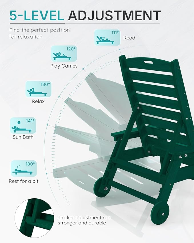 Patio Chaise Lounge Chair Outdoor