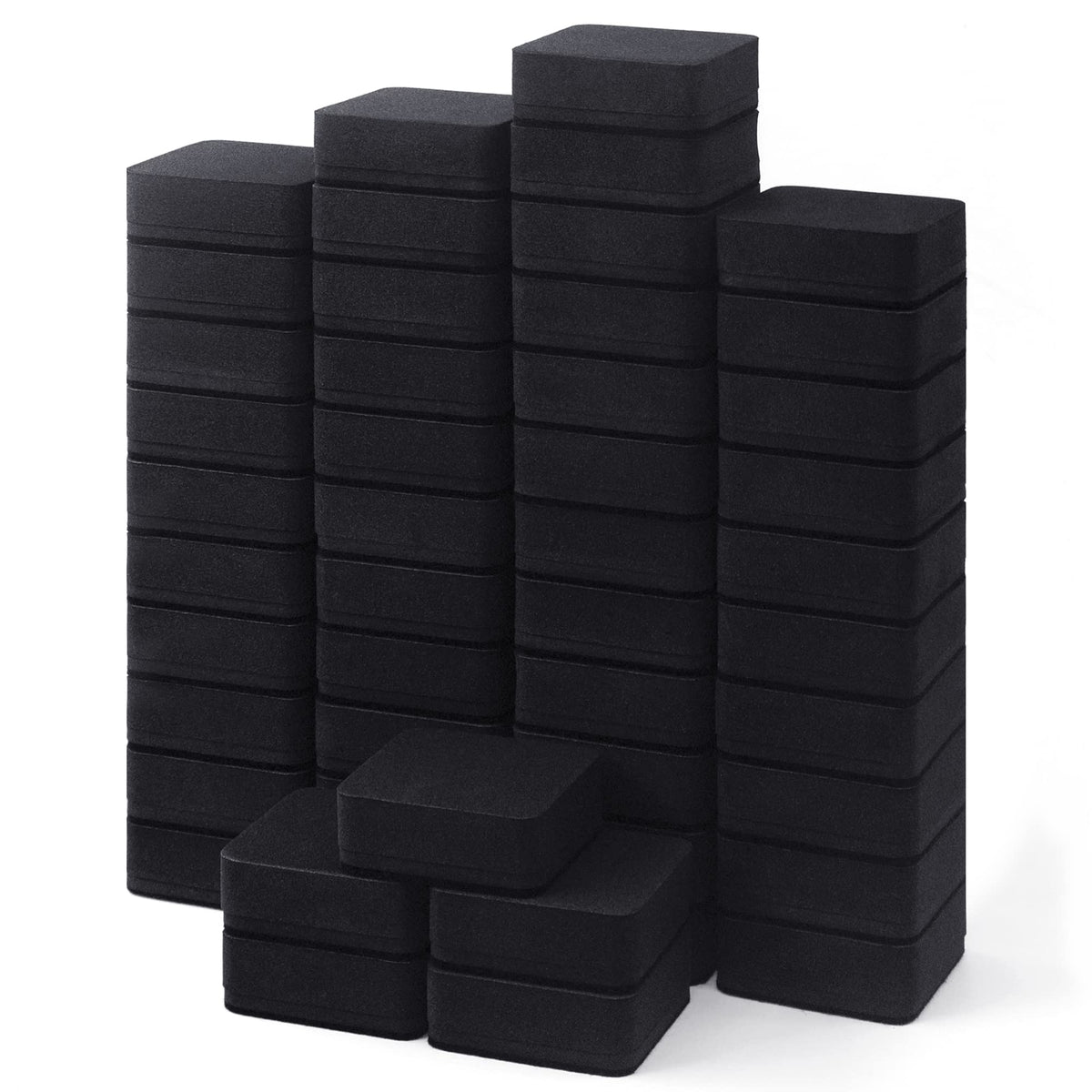 Dry Erase Erasers, IHPUKIDI 48 Pack Magnetic Whiteboard Dry Eraser Chalkboard Cleansers for Classroom, Home and Office (Black 2 x 2 Inch