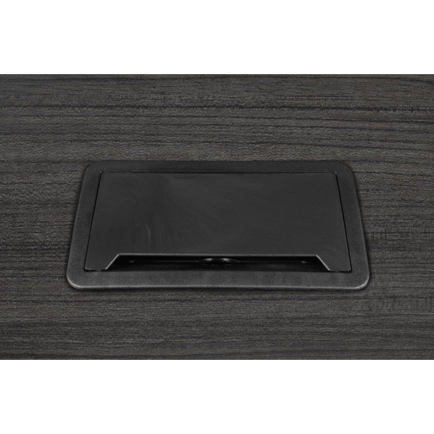 Regency Legacy 10 ft Racetrack Laminate Conference Table with 1 Charging Port, Durable Construction, Scratch-Resistant Surface, and Modern Design for Professional Office Workspaces - Ash Grey