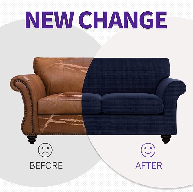 ZNSAYOTX 2 Piece Chair Covers for Living Room