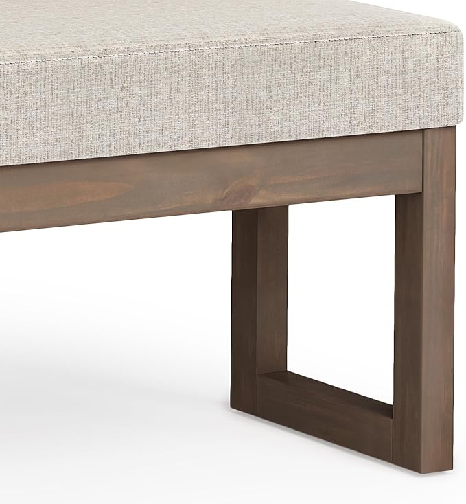 SIMPLIHOME Milltown Large Ottoman Bench