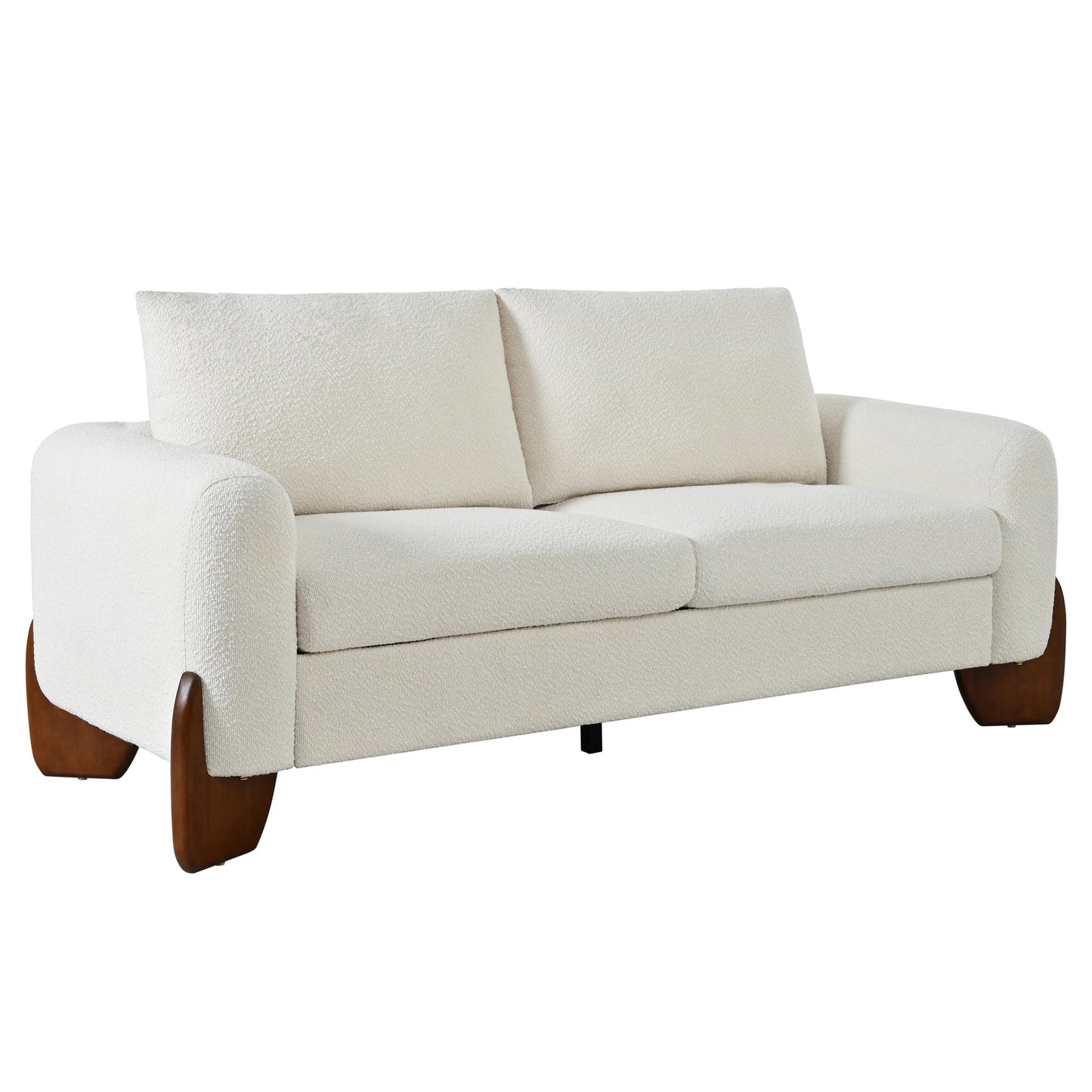 3 Piece Living Room Sofa Furniture Set, Loveseat and 2 Armchairs, Comfortable Modular Sofa for Apartment, Living Room, Beige
