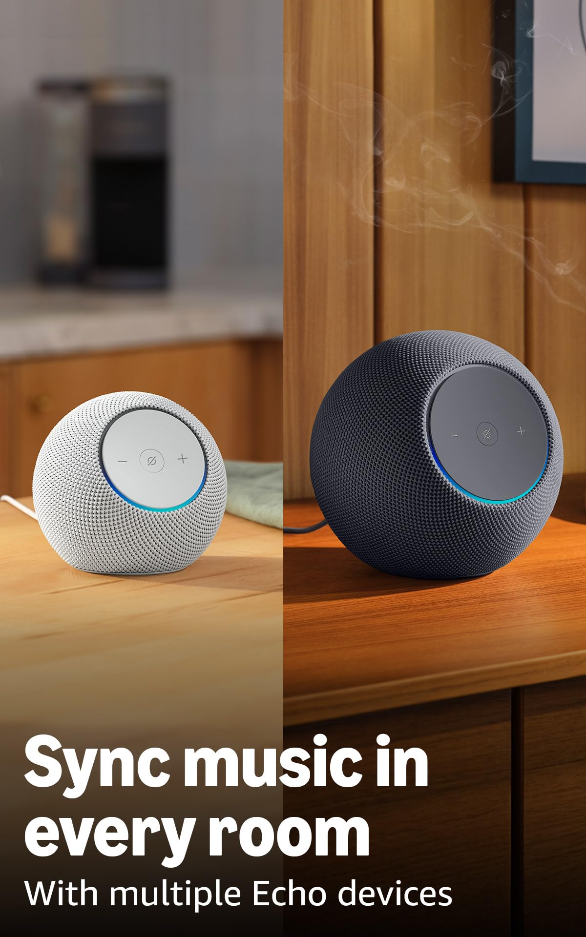 Echo Dot Max (newest model) stereo pair, Graphite