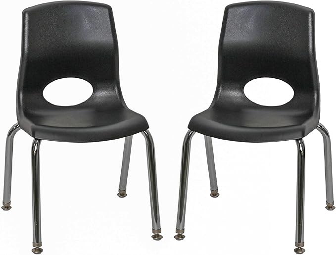 Children’s Factory MyPosture Plus 12" Chair, 2 Pack, Stackable Ergonomic