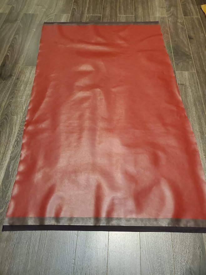 NAT Leathers | Burgundy Soft Faux Vegan Leather PU | 5 Yards Cut by the Yard |