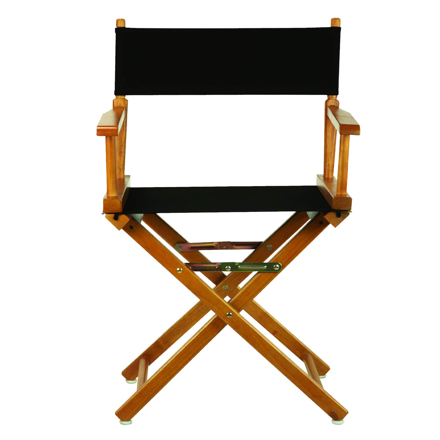 Casual Home 18" Director's Chair Honey Oak Frame with Black Canvas