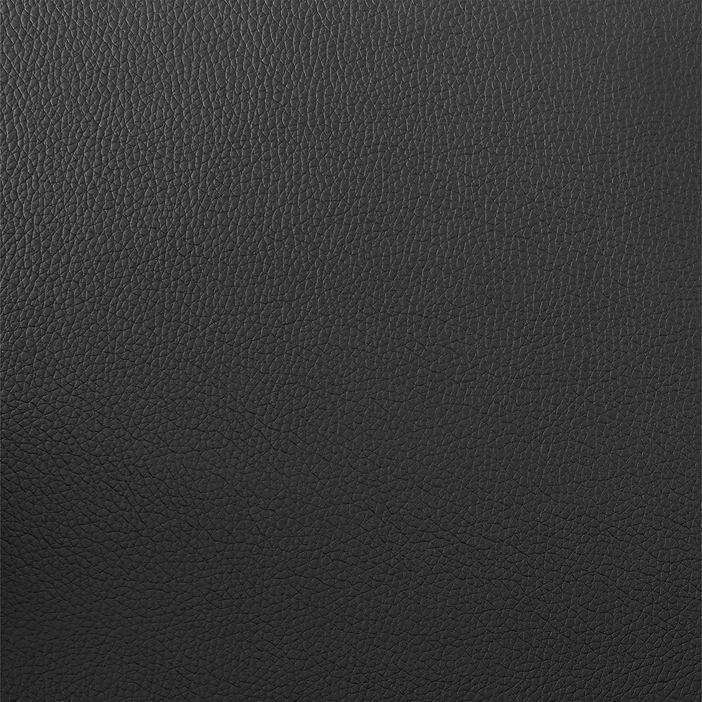Armen Living Daphne Office Chair in Black Faux Leather and Chrome Finish, 33" x 21" x 20"